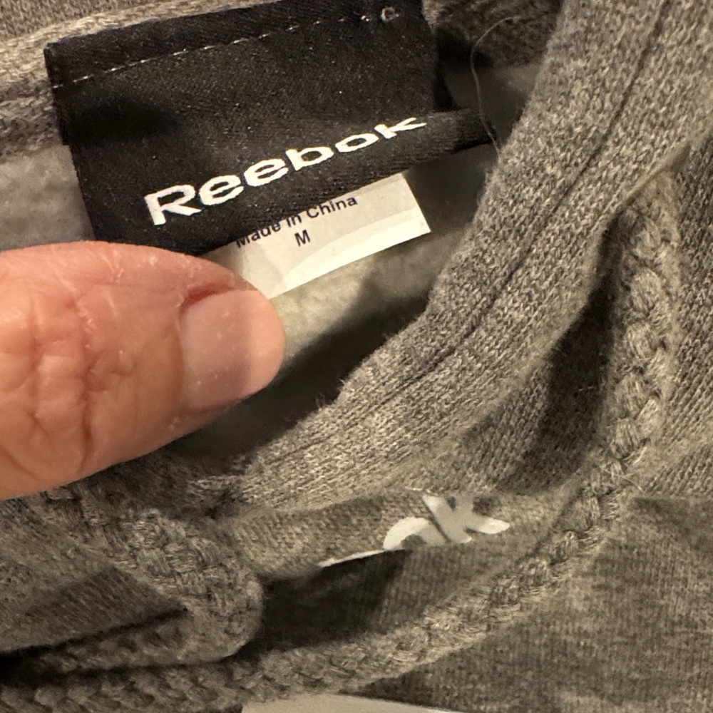 Reebok Gray Capitals Hockey Hoodie - Picture 3 of 4